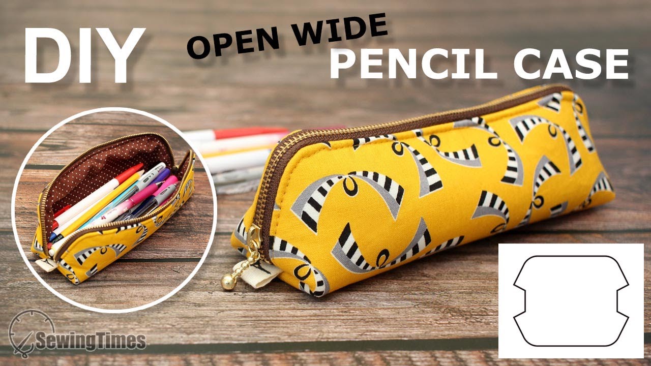 Eco-Friendly Pencil Pouch | Leather Accents, YKK Zipper (Grey) - Alta Andina