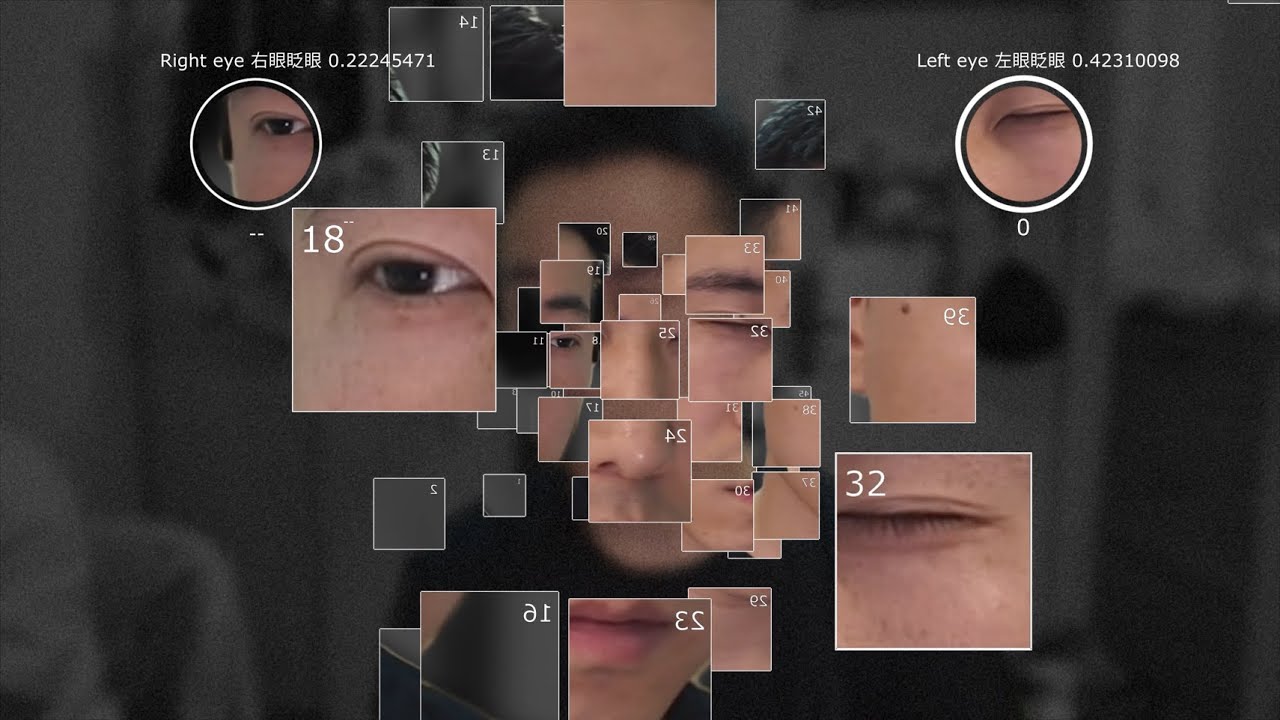 Deconstructing Myself with My Eyes |  Touchdesigner | Digital Interactive Art