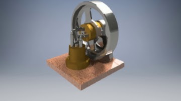 Elbow Engine Assembly - Inventor 2019 Animation