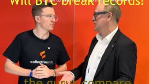 JB & Ben Simpson from @CollectiveShiftIO at AusCryptoCon discuss the future price of BTC and ETH