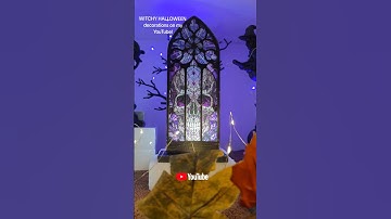 WITCHY Halloween decorating tutorial on my YouTube!