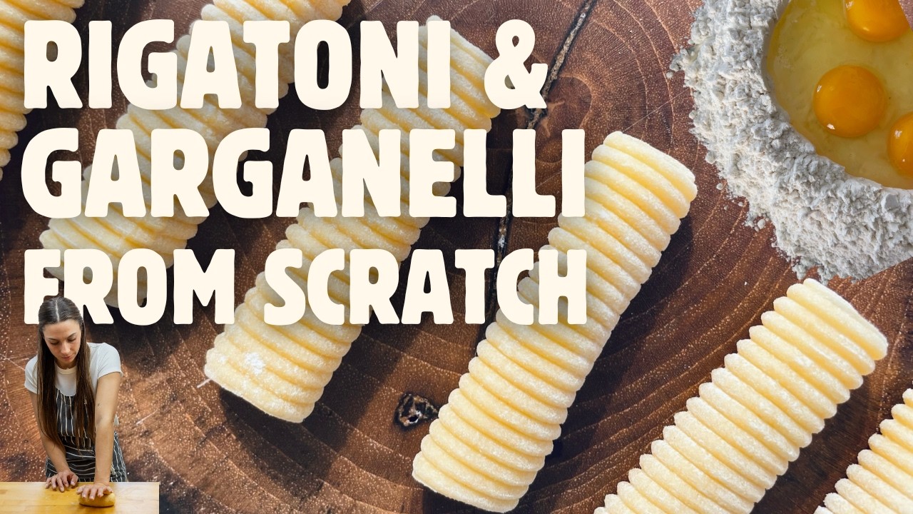 How to Make Rigatoni and Garganelli Pasta
