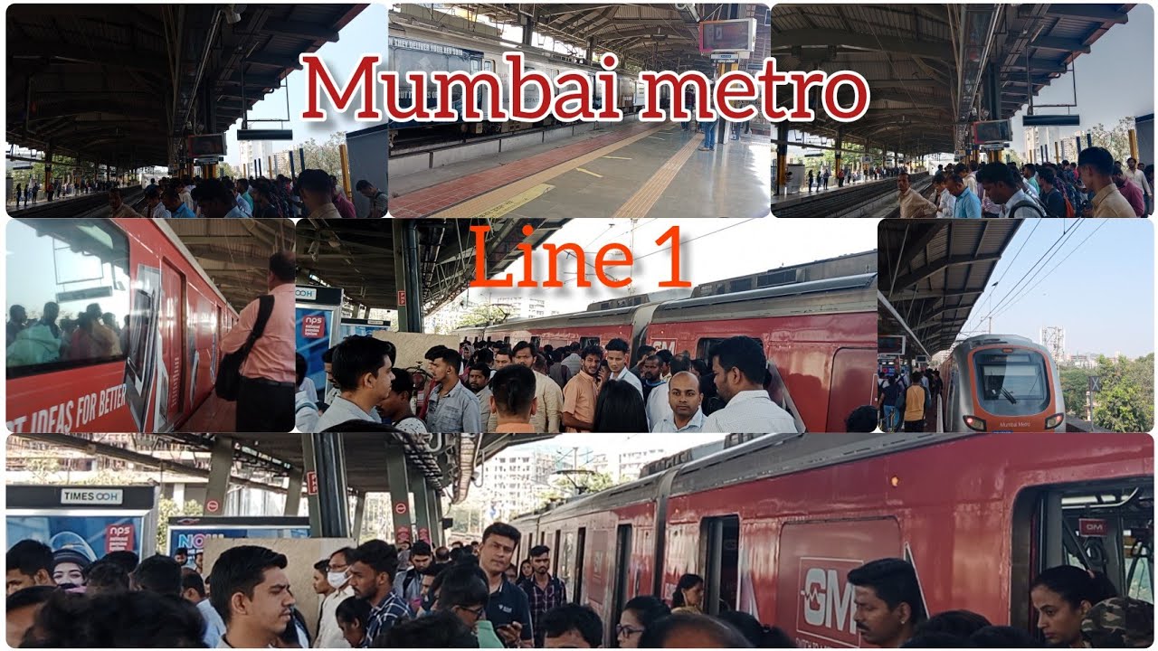 mumbai metro line 1//Versova-Andheri-Ghatkopar metro// Andheri-Ghatkopar 
