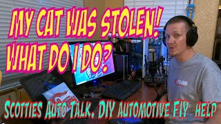 ⫷ My catalytic converter was stolen! What do I do if catalytic converter stolen? Scotties Auto Talk⫸