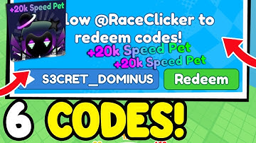 DOMINUS! ALL SECRET CODES In RACE CLICKER! ROBLOX RACE CLICKER CODES 2025!