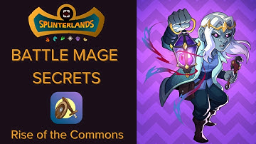 Battle Mage Secrets Weekly Challenge! Rise of the Commons Ruleset | Splinterlands