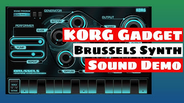KORG Gadget Brussels Monophonic Anthem Synthesizer Sound Demo | SYNTH ANATOMY