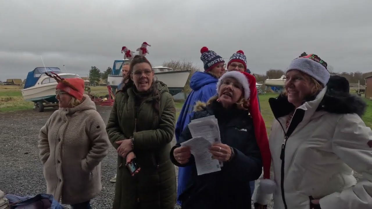 Wintersonnenwende Gedser  Eisbaden