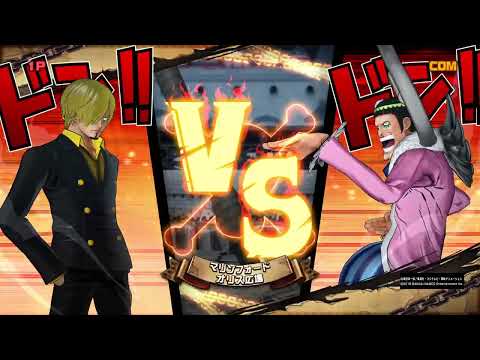 【ワンピースバーニングブラッド】サンジVSボンクレー！蹴り技同士の対決！