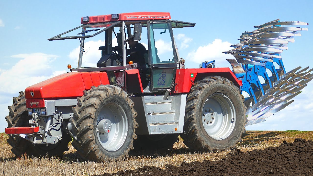 SCHLÜTER EuroTrac am Pflug 🔥 5 Scharen mit 130 PS 💪