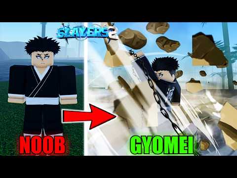 Going From Noob To STONE BREATHING Gyomei In Project Slayers 2...(Roblox)