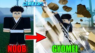 Going From Noob To STONE BREATHING Gyomei In Project Slayers 2...(Roblox)