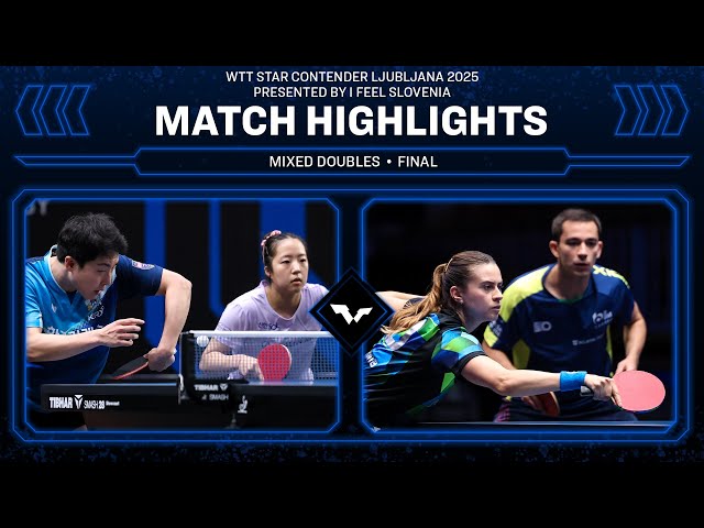 Lim/Shin vs Calderano/Takahashi | XD Final | #WTTLjubljana 2025