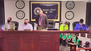 Brazos County Commissioners Court 09-22-20