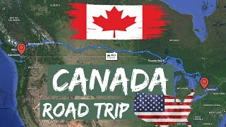 All CANADA - Road Trip 🇨🇦🚗 | Cornwall,Ontario — Vancouver, BC | 5 Day — 5000KM | ft. #Bince