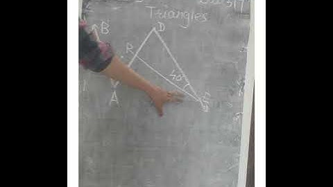 Class 9 | maths | triangle | practice set 3.1