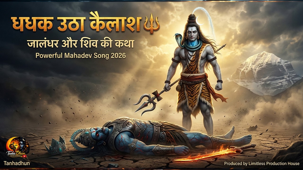 धधक उठा कैलाश 🔱 | जालंधर और शिव की कथा | Powerful Mahadev Song | Tanhadhun | Limitless Production