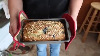 Easy Blueberry Banana Bread