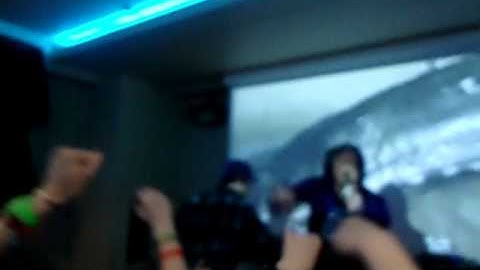 MC Lars stage dive at Slam Dunk in Leeds 28.5.11