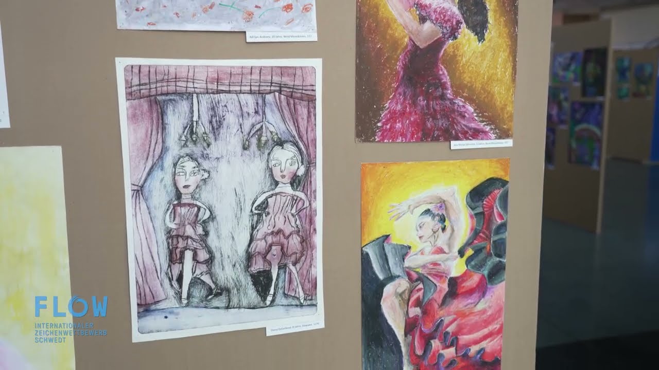 FLOW - International Drawing Competition || Exhibition tour 2026
