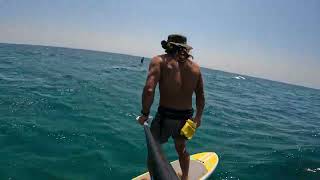 Perth Downwind SUP foil scene with Josh Ku Dec 2022 Unifoil Hyper2 190