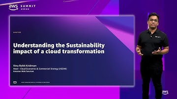 AWS Summit ASEAN 2022 - Understanding the sustainability impact of a cloud transformation (LAU102)
