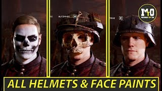 CALL OF DUTY WW2 ALL SPECIAL HELMETS 