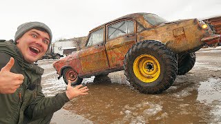 Ставим гигантские колеса на ГАЗ 21. Сделали новый внедорожник!