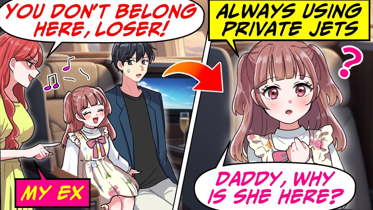 I Ran Into My Ex in First Class! She Dissed Me & My Daughter, But Then...[RomCom Manga Dub]