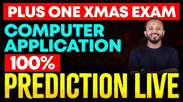 Plus one  Commerce |Computer application |Prediction live|Eduport plus one