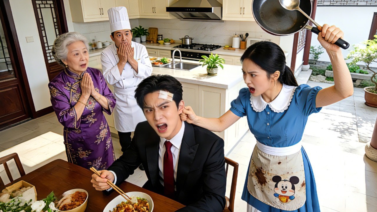 CEOป่วยไม่ยอมกินยา!มีเพียงสาวใช้ผู้กล้ากรี๊ดพร้อมดึงหูเขา บังคับให้เขาดื่มยาหมดกะละมัง!รักเริ่ม!#ceo