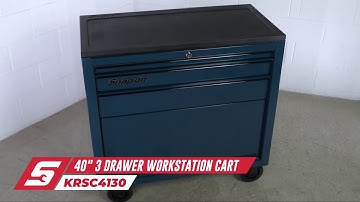 40" 3 Drawer Workstation Cart I Snap-on Product