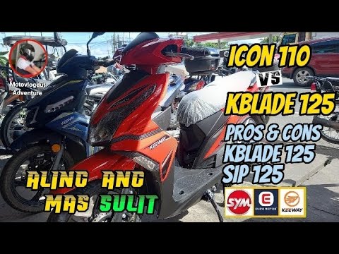 Icon 110 vs K blade 125 l Euro Keeway l Specs, Review & Price l Alin ...