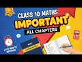 Class10 Math's important points from each chapterImportant for board exam📚🎯Class10 NCERT Math's book