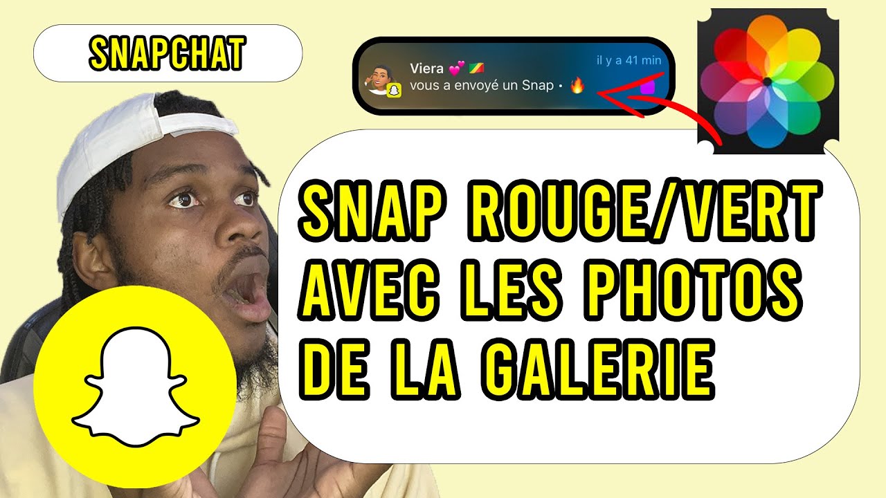Comment faire les flammes snapchat avec les photos de la galerie