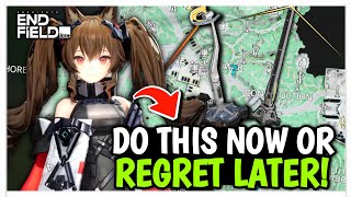 DO THIS NOW OR SUFFER IN ARKNIGHTS: ENDFIELD! ULTIMATE VALLEY IV \u0026 WULING RELAY TOWER \u0026 ZIPLINE MAP