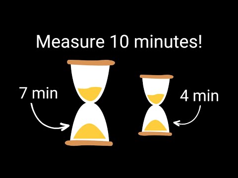 The Hourglass Puzzle: Can You Solve It? ⏳
