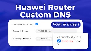 (SOLVED) How to set custom DNS in a Huawei DNA router screenshot 4