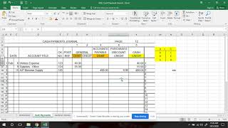 Acc 1 Cash Payments Journal 4.02c (Textbook 9-4)