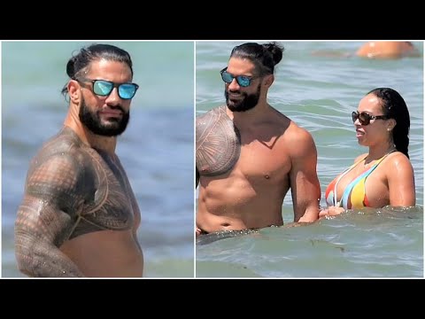 Roman Reigns's Wife Looks Blonde Bombshell On The Beach WWE RAW 26th July 2021