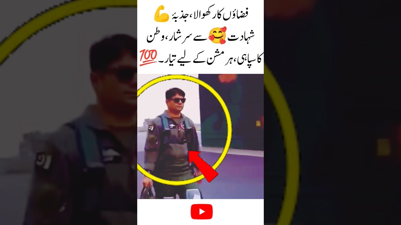 Pakistani pilot for his mission