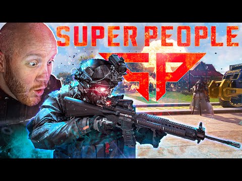TRYING BRAND NEW BATTLE ROYALE! (SUPER PEOPLE) - TRYING BRAND NEW BATTLE ROYALE! (SUPER PEOPLE)