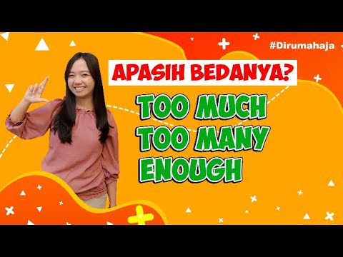 Video: Kapan saya harus menggunakan too atau to?