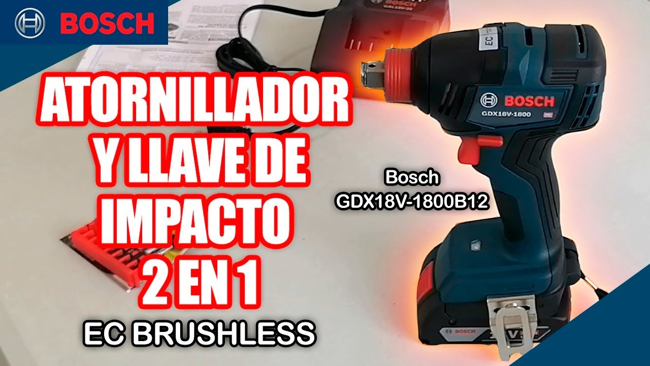 Atornillador/Llave de Impacto Bosch UNBOXING y Pequeñas Pruebas 