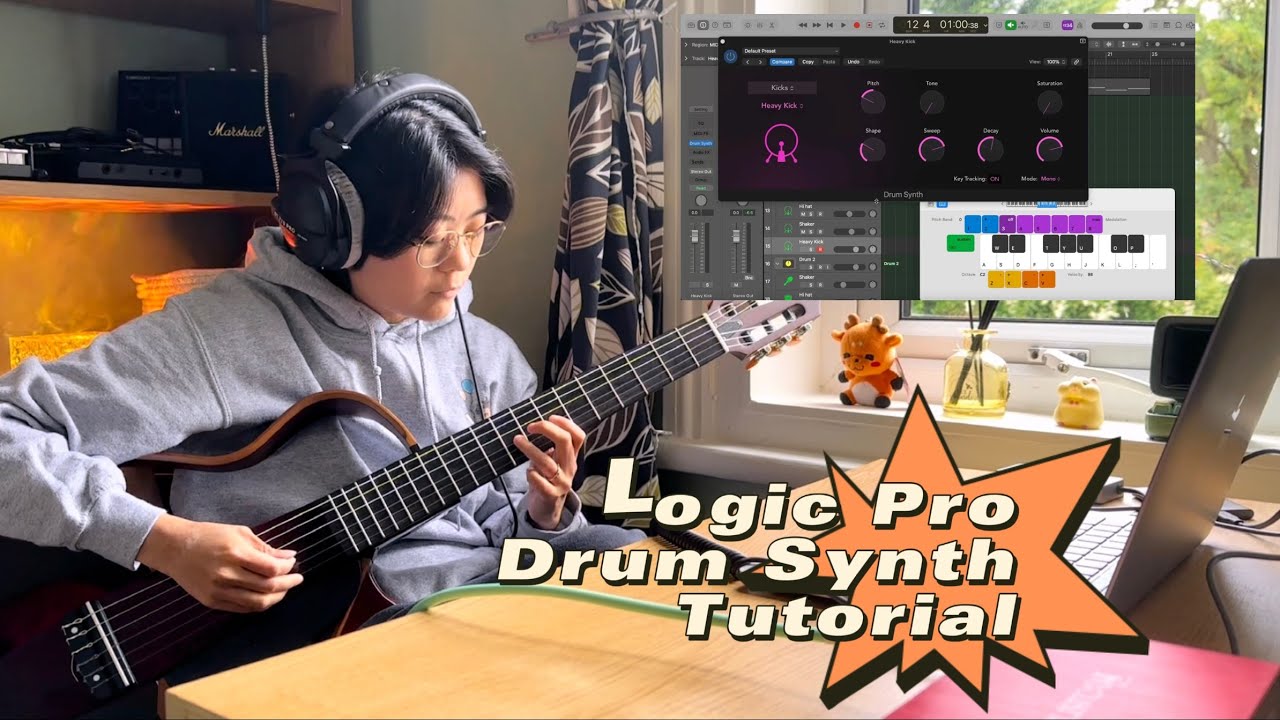 Logic Pro Stock Drum Synth Tutorial + FREE Tutorial Samples| Crafting Irresistible Lo-Fi Beats 🎹