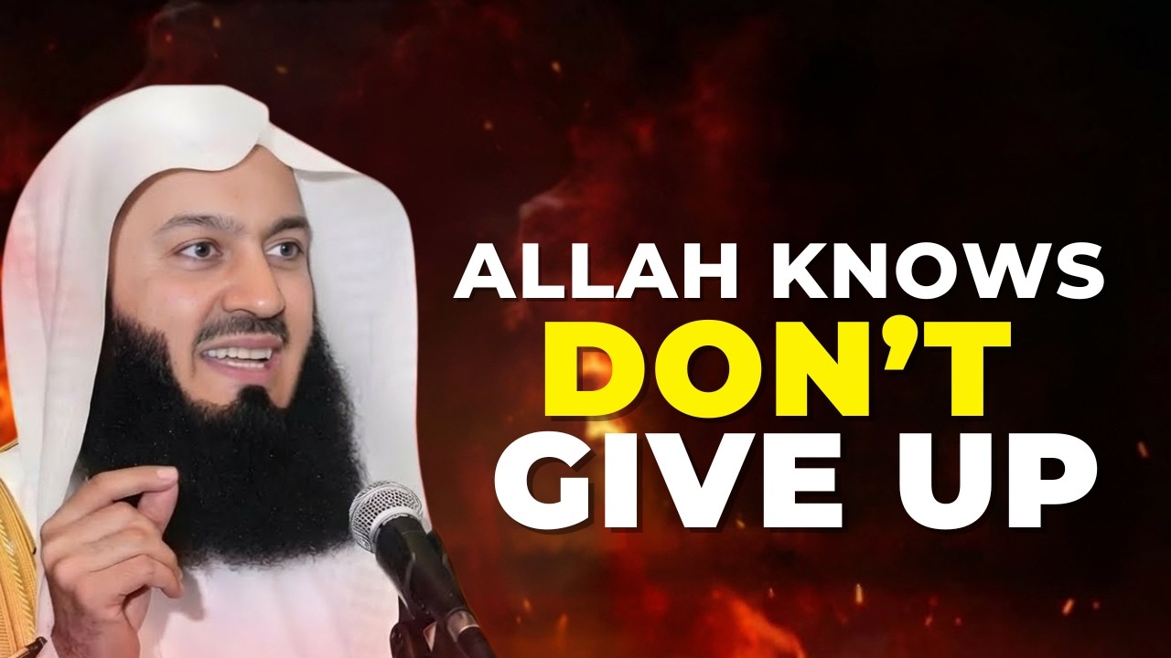 Never Give Up in Ramadan – Trust Allah, He Will Work It Out! | Mufti Menk Powerful Reminder Speech