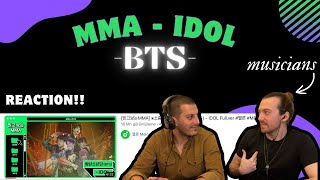 BTS- Idol MMA REACTION!! Muscians REACT K-Pop//