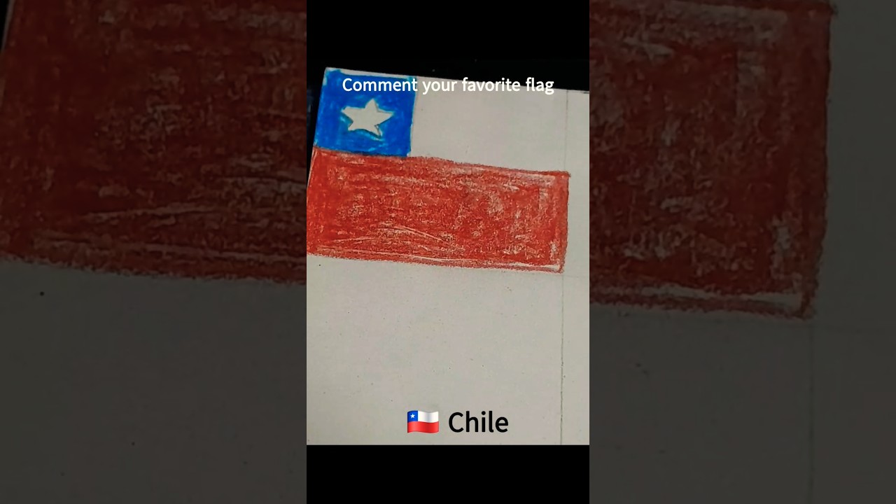 drawing chile flag 🇨🇱
