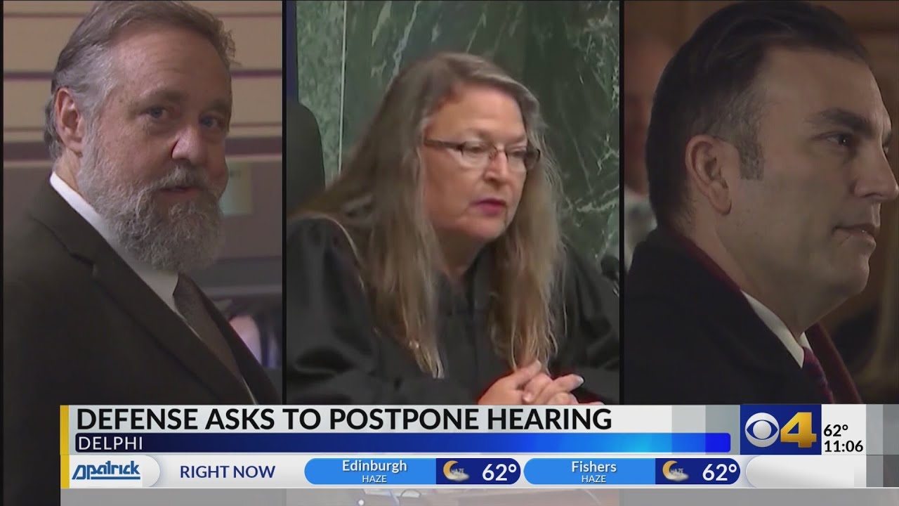 Delphi defense team attorney seeks postponement of Monday's contempt of ...