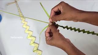 Palm Sunday craft Palm leaf craft Palm cross Coconut leaf craft